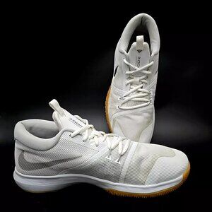 Nike Zoom Assersion White Chrome Gum Sole Basketball Sneaker Men's Size 13
